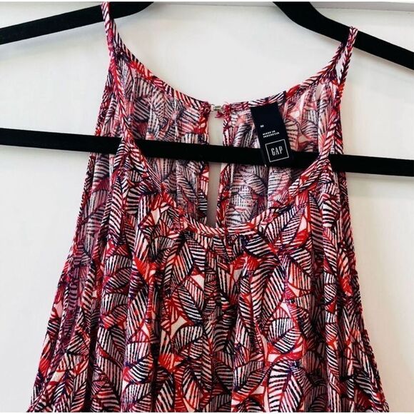 GAP Pink and Purple Spaghetti Strap Romper Shorts Size Medium Women’s - Picture 12 of 13